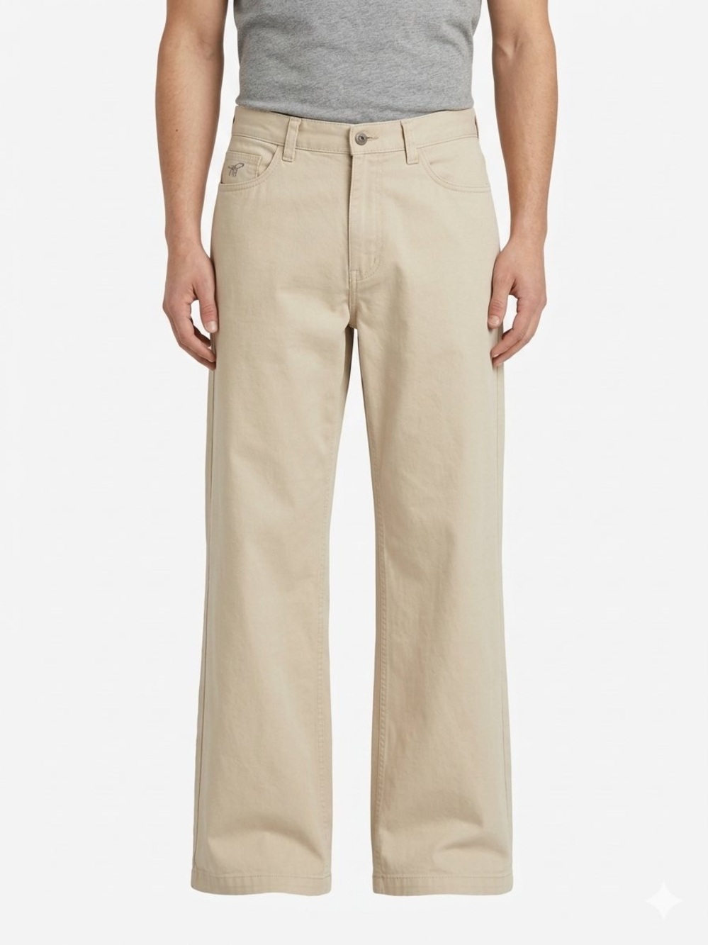 Henry Cotton's Men's Chino Pants in Light Khaki